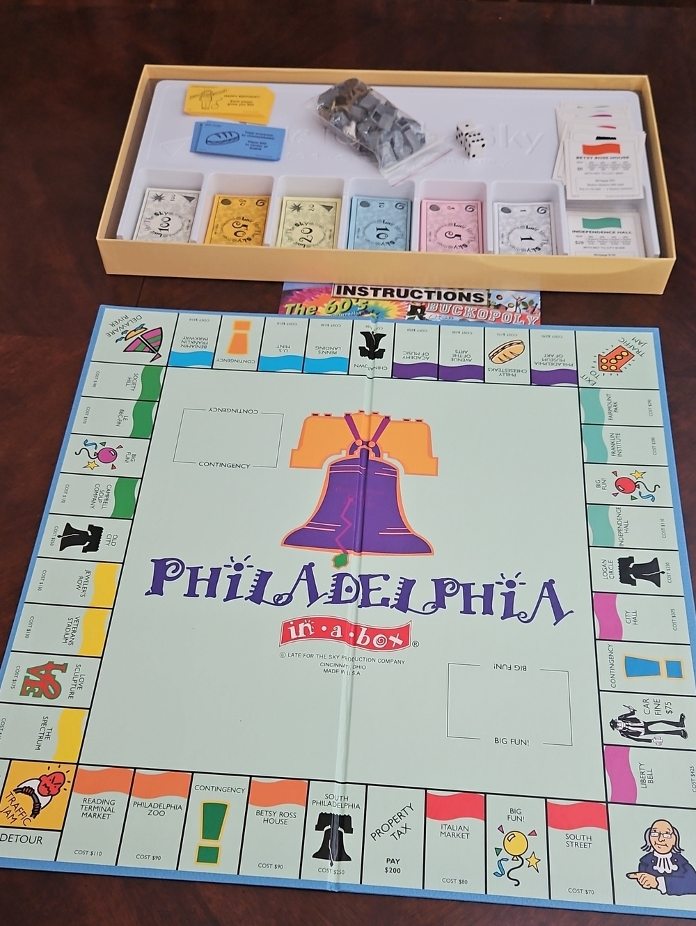 Philadelphia In-a-Box Board Game - Picture 2 of 3